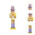 thumbnail image 6 of guohui Easter Bunny Nutcracker Decor Easter Decoration for Party Decor Holiday Home yellow, 6 of 9