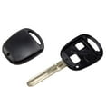 thumbnail image 4 of HQRP 2 Buttons Ignition Entry Remote Key Fob Shell Case compatible with Toyota Sequoia 2001-2002; Solara 1999-2003; Venza 2009-2010; Yaris 2007-2010 plus HQRP UV Meter, 4 of 6