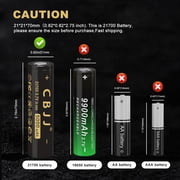 CBJJ 2170O 5000mAh Rechargeable Li-ion Battery