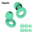 thumbnail image 1 of Tapones para los oídos de silicona para nadar, dormir, cancelación de ruido, reducción de ruido, insonorizados, reducen los perturbaciones, tapones para los oídos de bucle de calidad, 1 of 5