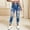 Blue, variant on Women's Drawstring Waist Elastic Slim Fit Stretch Denim Jogger Pants Jeans For Women Classic Denim Denim Knit Pants Straight Jean Women Jean Pants for Women Work Womens Clothes Size 16 Pants for Women