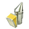 thumbnail image 3 of Phenofice Hive Tool Bee Smoker with Stainless for Safe Beekeeping Use Metal Construction Plated Silver, 3 of 8