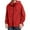 Red, variant on Mens Lightweight Waterproof Jacket Windproof Rain Hooded Hiking Jackets Color: White Size: L