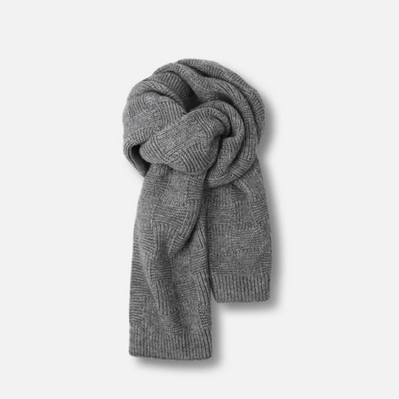 Zhuge Women's Warm Scarf,Rich Solid Colors Winter Scarves ，Super Soft Scarf for Women Winter，Cold Weather Accessories，Grey