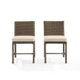 thumbnail image 6 of Outdoor Dining Chairs 2Piece Set  Wicker Patio Chairs  Weathered Brown, 6 of 6