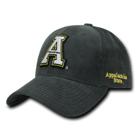 NCAA Appalachian State Mountaineers Structured Corduroy Baseball Caps Hats