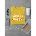 thumbnail image 3 of Choose Happy Retro Slogan. T-Shirt Men -Image by Shutterstock, Male XX-Large, 3 of 4