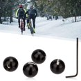 thumbnail image 2 of 4 Pcs Embouts de Câble Internes er de Frein de Vélo Pièces à Sertir Noir, 2 of 8