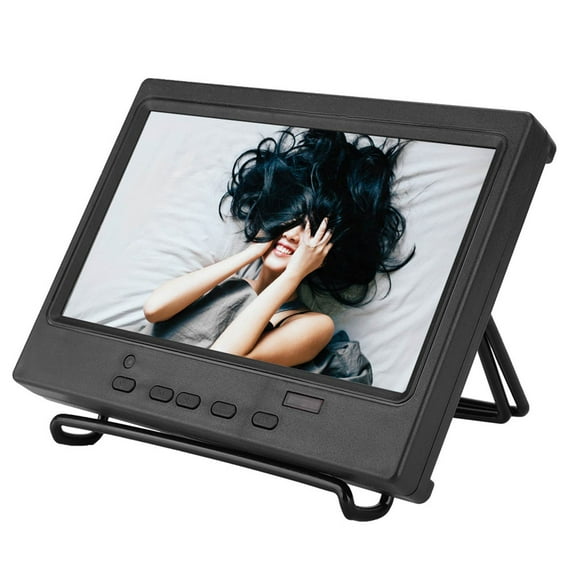 HD Monitor, Portable IPS Monitor 7 Inch 1024x600 Multifunction Portable Monitor, LED Display Support HD Multimedia Interface VGa AV Input Monitor, Replacement Electronics Computer Monitor