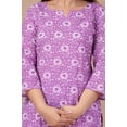 thumbnail image 2 of Aizza Trends Jaipuri Sanganeri Printed Night Suit Set Top and Bottom Set For Women and Girls, 2 of 4