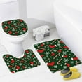 thumbnail image 2 of GZHJMY Bathroom Mat set of 3， 3 Pieces Bath Mats Set for Bathroom, Non-Slip Washable Cover Floor Rug Decorations for Bathroom, 2 of 6