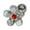 Silver, variant on 16GA Flower Design 316L Surgical Steel Cartilage Stud 2 Color Options Men Women