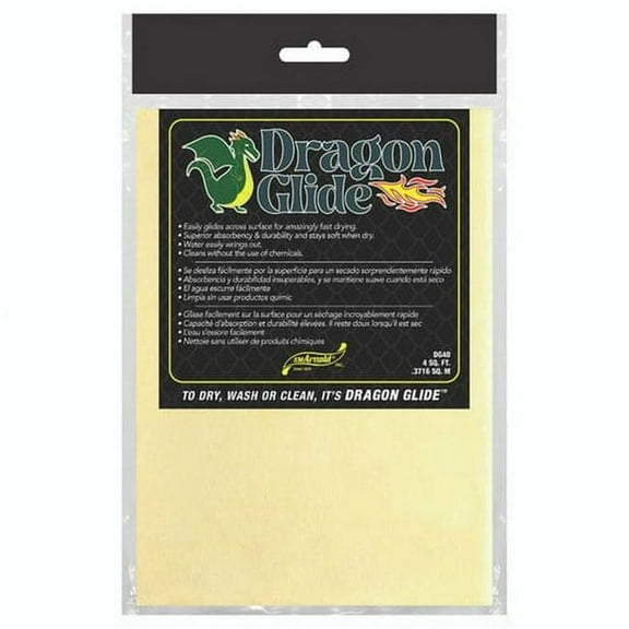 S M Arnold ARDG40 4 sq. ft. Dragon Glide Clear Sleeve Drying Towel