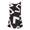 thumbnail image 6 of Azrian Womens Tops Fall Saving,Womens Plus Blouses Sleeveless Casual V-Neck Metal Buckle Sling Printed Vest Tank Tops Blouse Camisole on, 6 of 6