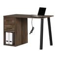 thumbnail image 3 of South Shore Zolten, Contemporary Desk, Natural Walnut, 3 of 15