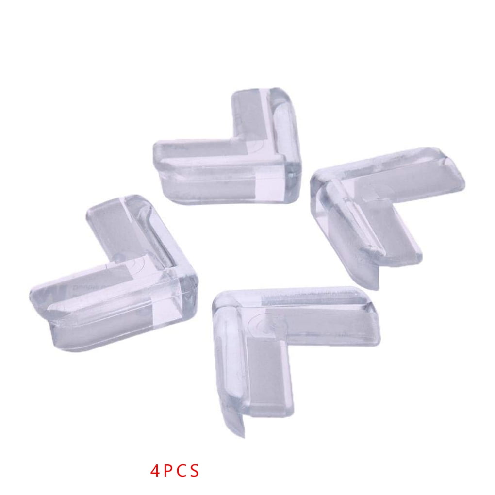 200PCS Transparent Anti-collision Angle PVC Pad Child Safety Corner Guard Baby Collision Proof Protector