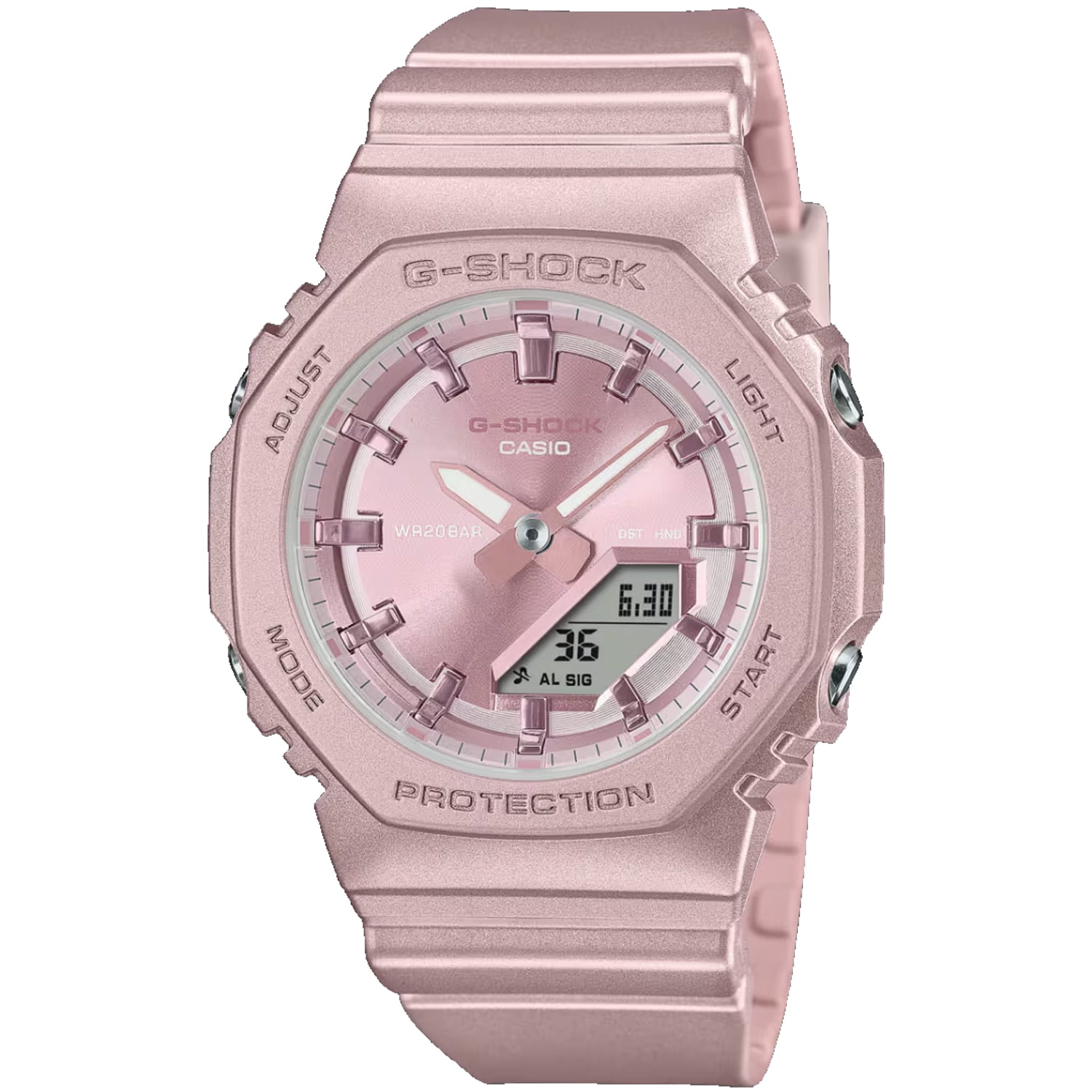 Casio G-Shock, Ladies Watch, GMAS110MP-4A1, Pink Analog Digital