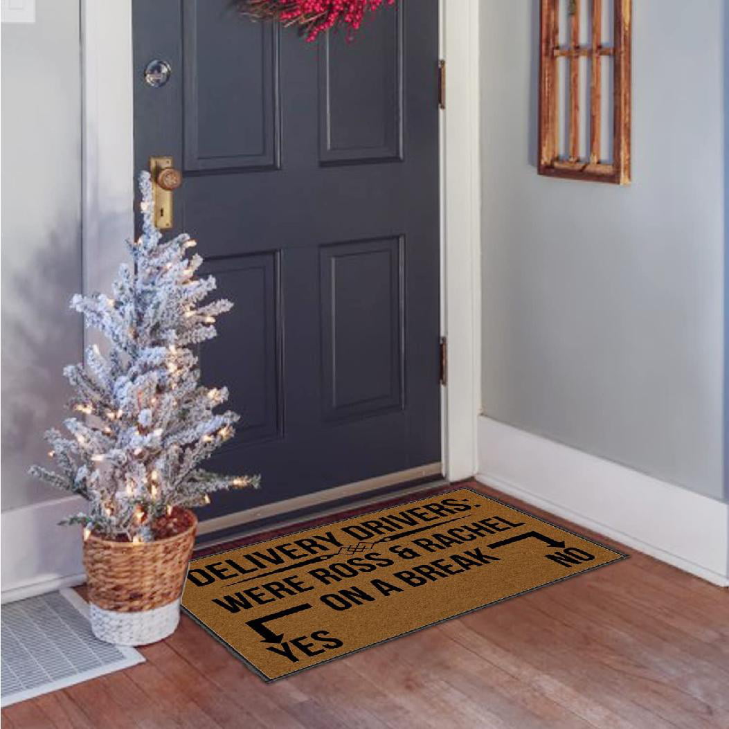 Theme Doormat For Entrance Way Welcome Mat With Slip Back Kitchen Rugs Small  h Rug Fleece Blanket Tutorial - AliExpress