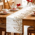 thumbnail image 5 of Eucalyptus Leaves Table Runner - 36 Inch Long Spring Plants Country Yellow Cotton and Linen Blended Dress Scarves Farmhouse Table Runner for Kitchen Dining, Coffee Table, 13" x 36", 5 of 8