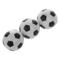 thumbnail image 3 of 5x Plastic 32mm Soccer Indoor Table Football Ball Replace Black+white, 3 of 6