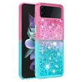 thumbnail image 2 of Funda para Samsung Galaxy Z Flip 3 5G Transparente con Brillos Carcasa Protectora Antigolpes con Glitter Brillante, 2 of 5