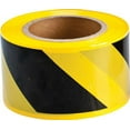 thumbnail image 2 of Manufacturer Varies Barricade Tape,Black/Yellw,500 ft L,3 in 91238, 2 of 2