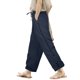 thumbnail image 1 of Pantalones con cordón de encaje para mujer: cintura elástica, pierna ancha, poliéster, informal/moda, apto para todas las estaciones, varias tallas., 1 of 5