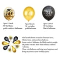 thumbnail image 2 of Globos de fiesta para 50 cumpleaños de Jonhamwelbor, color dorado y negro, 15 unidades, 2 of 6