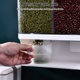 thumbnail image 3 of Wall-Mounted Dry Food Dispenser, Cereal Dispenser,Storage Cereal Container, for Cereal,Rice Kitchen Storage Containers C, 3 of 5