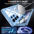 thumbnail image 2 of Ancove Magnetic Case for Samsung Galaxy S25 Ultra,Shockproof Full-Body Protection Case Compatible with MagSafe Built-in Screen Protector Clear Back Cover for Galaxy S25 Ultra,Blue, 2 of 5