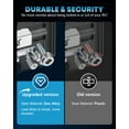 thumbnail image 3 of Kohree Upgraded RV Door Lock Keyless Entry, Replacement RV Door Lock with APP, Fingerprint, Password, Keys, Bluetooth RV Keyless Entry Door Lock for Trailer Camper RV Travel Trailer Door Latch, 3 of 10