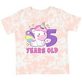 thumbnail image 3 of Inktastic 5 Years Old with Cute Unicorn Birthday Girls Toddler T-Shirt, 3 of 5