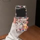 thumbnail image 3 of Funda para teléfono con dibujos animados de Snoopy y Charlie Brown o Samsung ZFlip3/4/5 ZFlip 3 4 5 Z Flip Fold PC, divertida funda protectora, 3 of 5