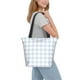 thumbnail image 2 of Easygdp Blue Checkboard Bolso de Hombro para Mujer, Bolso Bandolera y Cartera de Mano Elegante para Uso Diario, 2 of 6