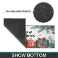 thumbnail image 7 of Christmas Kitchen Rug Set of 2 Absobent Kitchen Mats for Floor,Merry Christmas Happy New Year Gift Kitchen Runner for Bathroom,Room Bedroom (47x17+30x17in), 7 of 7
