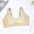 thumbnail image 6 of Sports Bras for Women Wireless Lifting Support Anti Sagging Comfort Push Up Bra Push Up Bra White M, 6 of 6