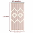 thumbnail image 2 of 90x175cm Bamboo Wood Bead Curtain Doorway Window Curtains Door String Chinese Classical 27 Lines Room Blind Screen Porch Divider Wooden Hanging Beads and for Bedroom Living (Bamboo), 2 of 10