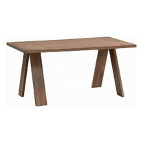 Nory Rectangular Dining Table-Scandinavian Walnut Brown-63 Inch