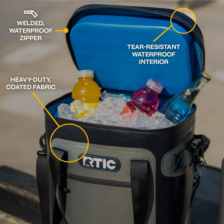 RTIC 20 Can Soft Pack Cooler, Leakproof Cooler, Waterproof Zipper, Patriot RTIC 20 Can Soft Pack Cooler, Leakproof Cooler, Waterproof Zipper, Patriot