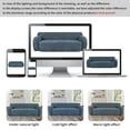 thumbnail image 4 of Euroco Modern Curved Sofa with Extra-Deep Seats, Streamlined Ergonomic Design, High-Density Foam Cushions, No Assembly Required – Cloud-Like Upholstery for Living Room, 4 of 9