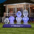 thumbnail image 2 of Gemmy Airblown Inflatable Haunted Mansion Scene with Music and Synchronized Light Show, 5.5 ft Tall, 2 of 4