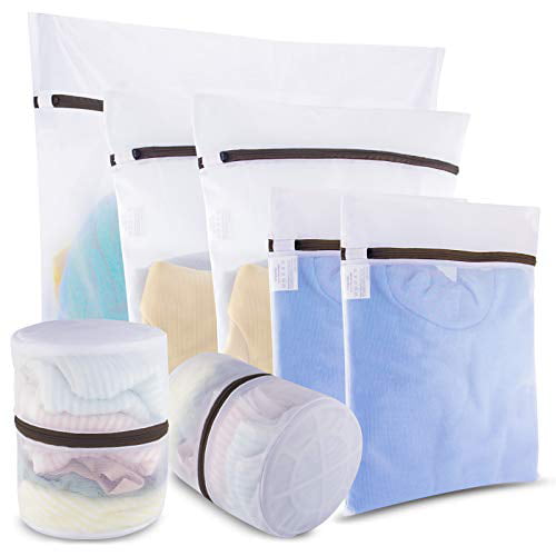 GOGOODA Mesh Laundry Bags 5 PCS Washing Machine Bag for Delicates Baby 