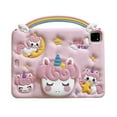 thumbnail image 5 of Cartoon Kids Tablet Case For iPad Mini 1 2 3 4 5 6 7 Air 11 6 Pro 10.2 10.9 inch iPad Air 11inch M3 (2025) Silicone CuteUnicorn Bracket Tablet Cover, 5 of 5