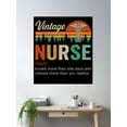 thumbnail image 2 of Vintage Nurse Definition Retro Medical Quote Poster Wall Art, Modern Wall Decor, 8x12 UNFRAMED, 2 of 3