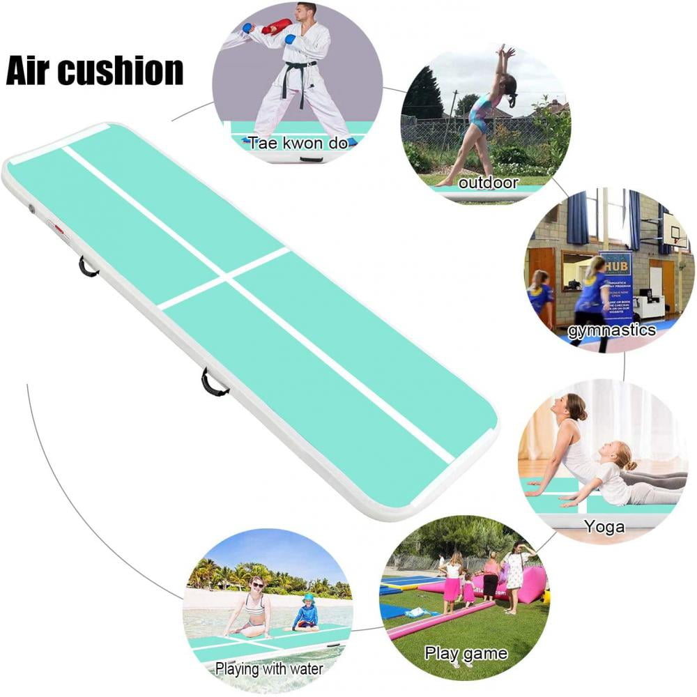 FBSPORT Air Tumble Track Inflatable Gymnastics Mat 10ft Gymnastics