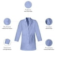thumbnail image 2 of Panda Uniform lab coat women and doctor coat | white lab coat & Medical Lab coat, 2 of 5