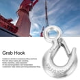 thumbnail image 4 of Stainless Steel Lifting Hook, Highly Polished Grab Hook Replacement 0.5T  For Engineering Machinery, 4 of 8