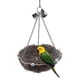 thumbnail image 2 of Rattan Bird Nest for Parrot, Hanging Swing with Bells (27 x 12 cm), 2 of 4