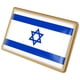 thumbnail image 2 of 10uds. Broche decorativo con insignia de Metal de bandera israelí para hombres y mujeres, traje de sombrero (25x15MM), 2 of 2