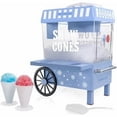 thumbnail image 2 of Nostalgia Tabletop Snow Cone Maker, Shaved Ice Machine and Snow Cone Maker with 2 Ice Molds, Blue, 2 of 2